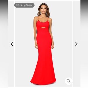 Betsy & Adam Red Dress